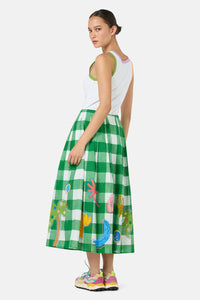 Gorman - Rainforest Diaries Midi Skirt - check