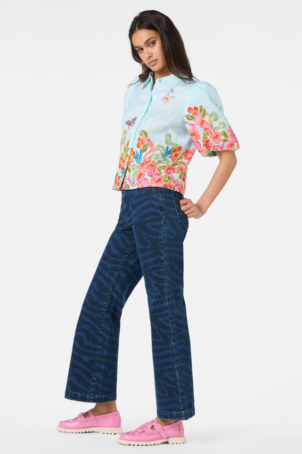 Gorman - Plum Harvest Shirt - print