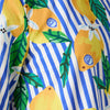 Lemonade Print Tulip Dress