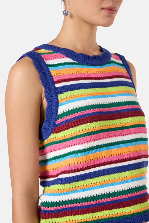 Gorman - Crochet Rhapsody Vest - multi