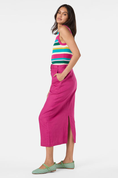 Gorman - Dahlia Midi Skirt - raspberry