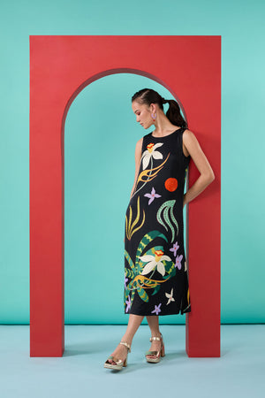 Gorman - DancingPlaymatesPlacementDress - print