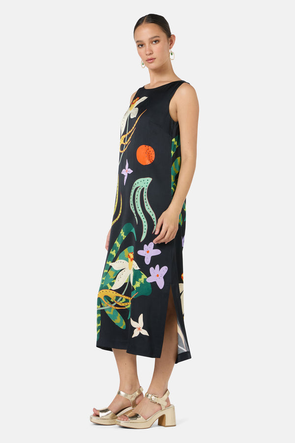 Gorman - DancingPlaymatesPlacementDress - print