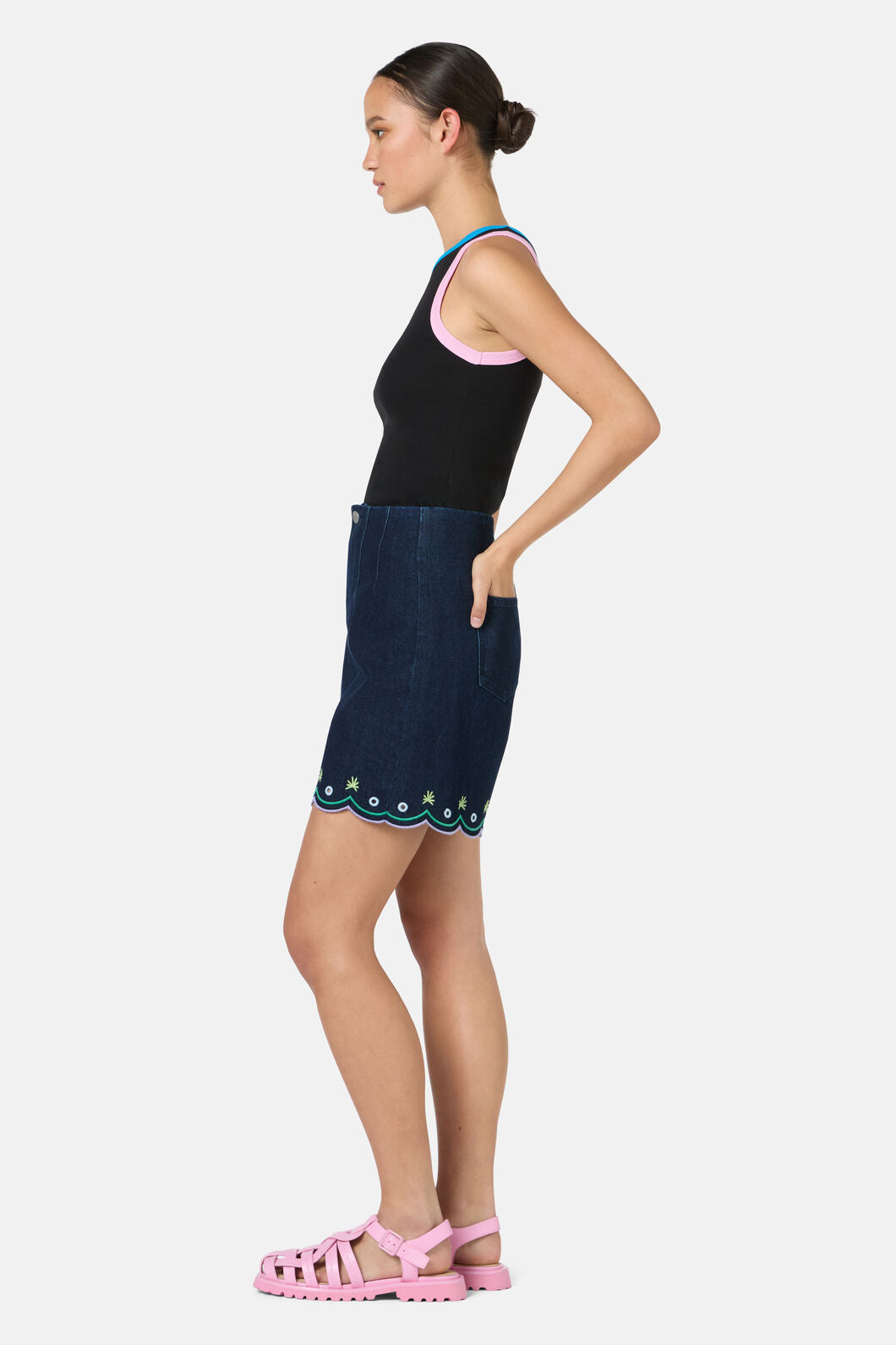 Gorman - Chloe Contrast Tank - black