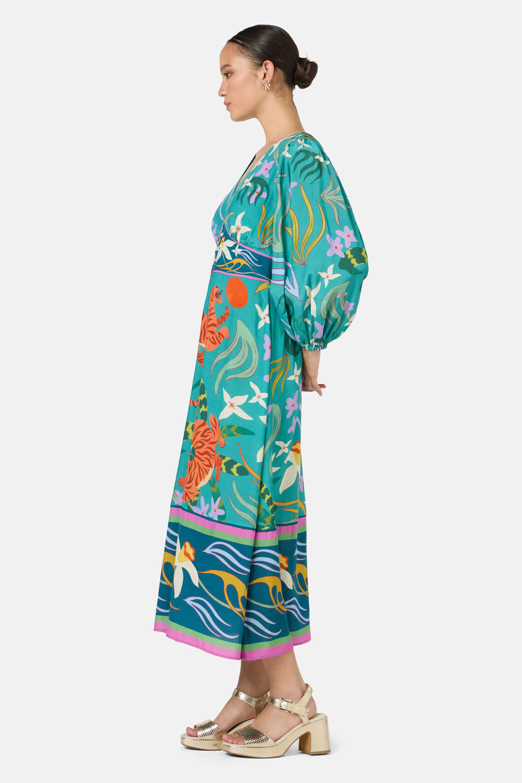 Gorman - DancingPlaymatesLongSleeveDres - print