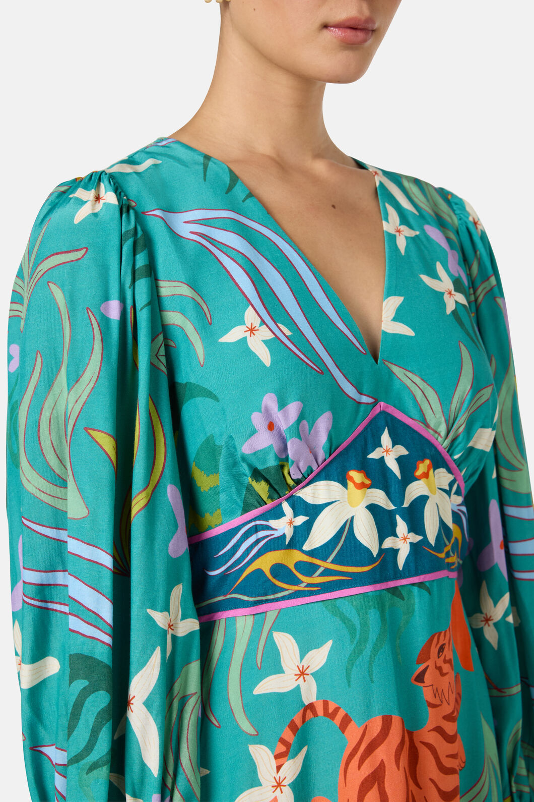 Gorman - DancingPlaymatesLongSleeveDres - print