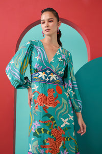 Gorman - DancingPlaymatesLongSleeveDres - print