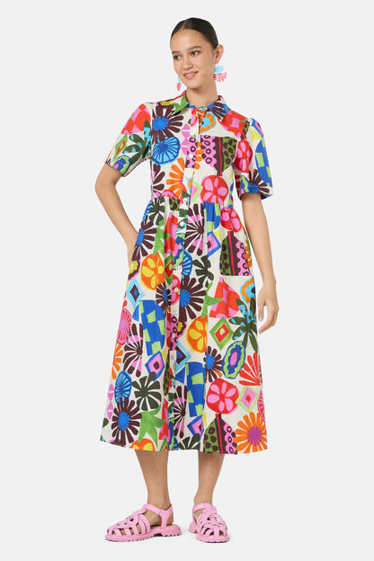 Gorman - Tropic Pop Shirt Dress - print