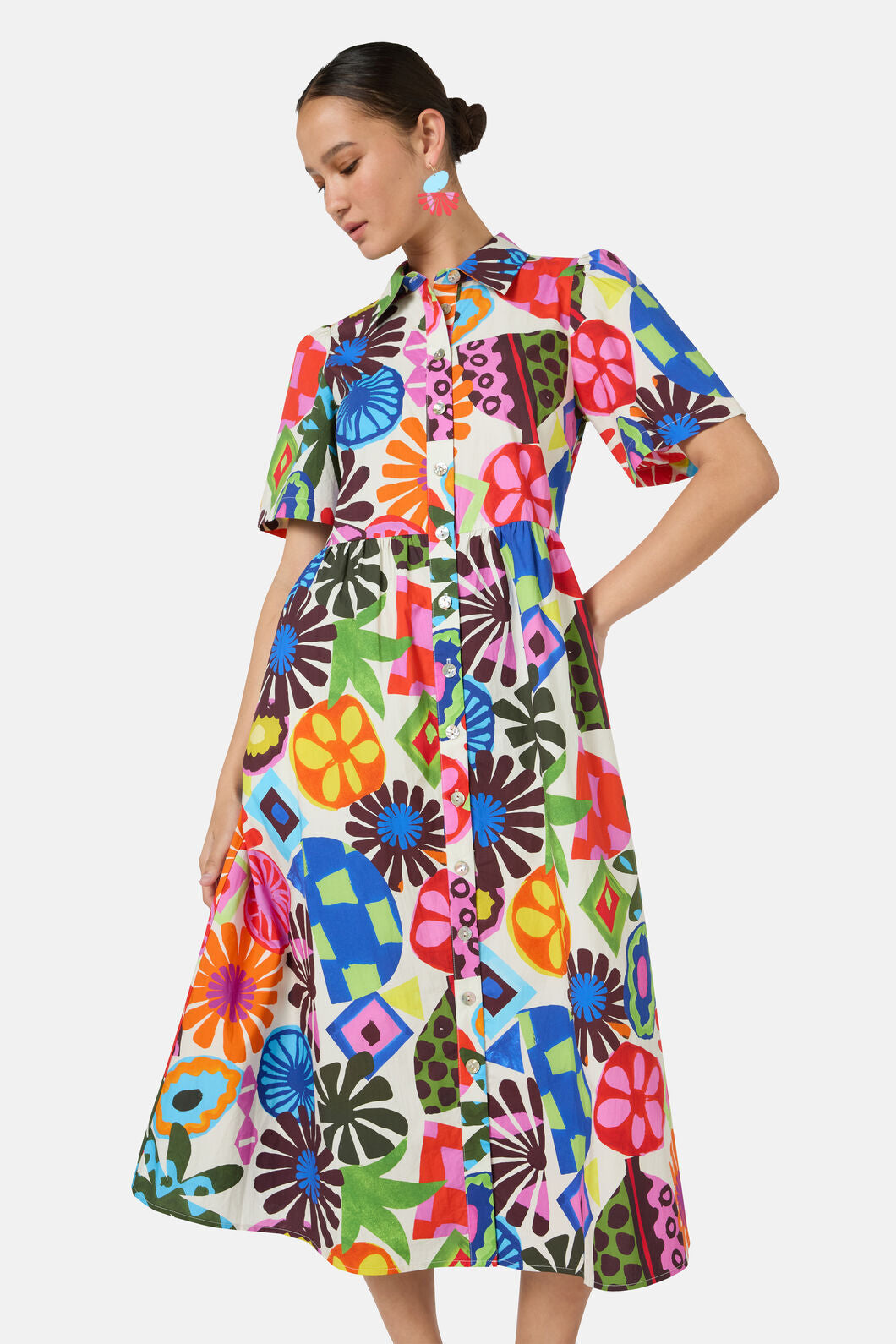 Gorman - Tropic Pop Shirt Dress - print