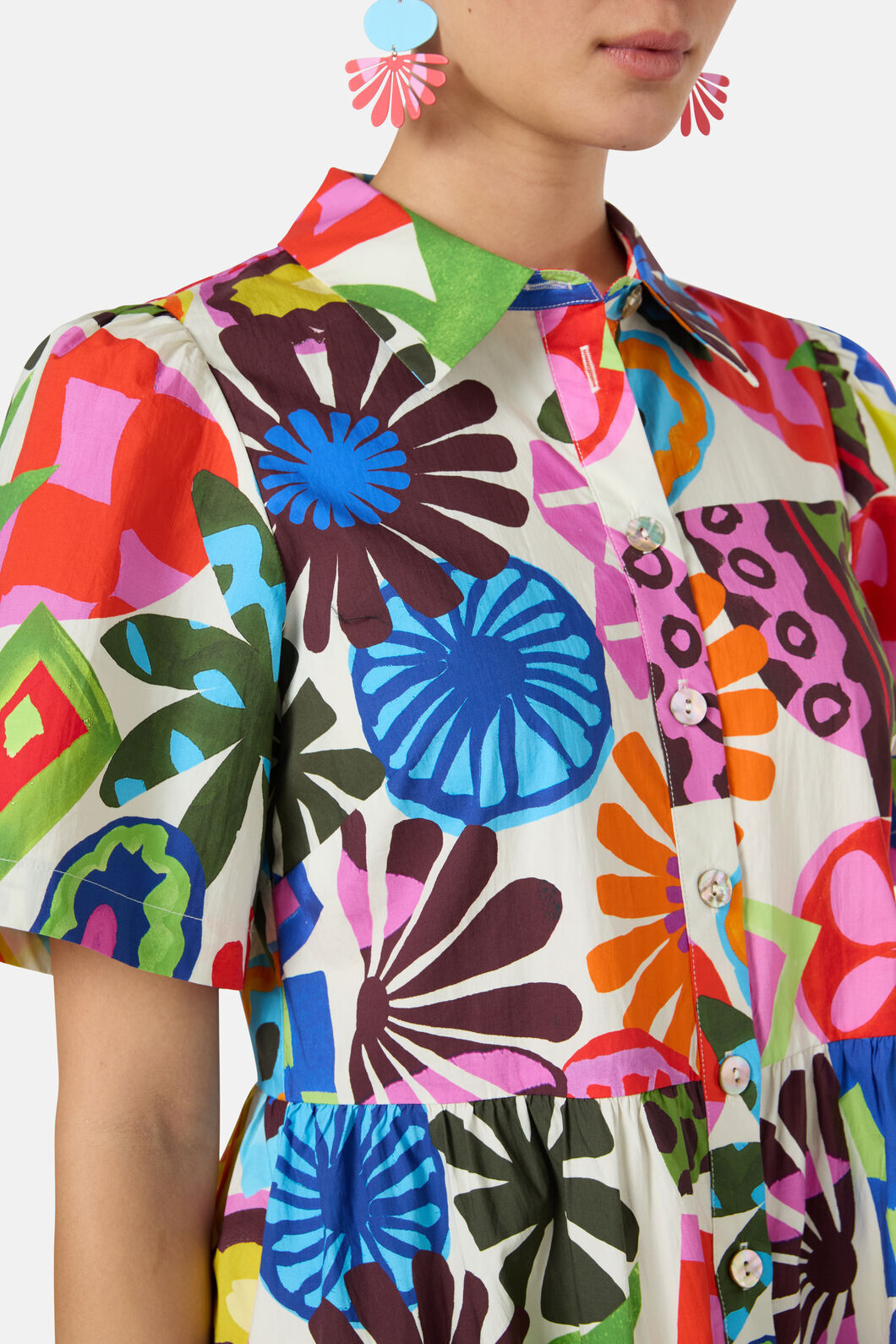 Gorman - Tropic Pop Shirt Dress - print
