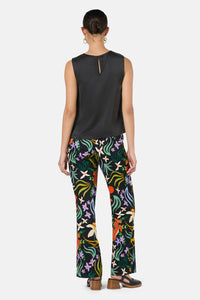 Gorman - Anika Sandwashed Silk Tank - black