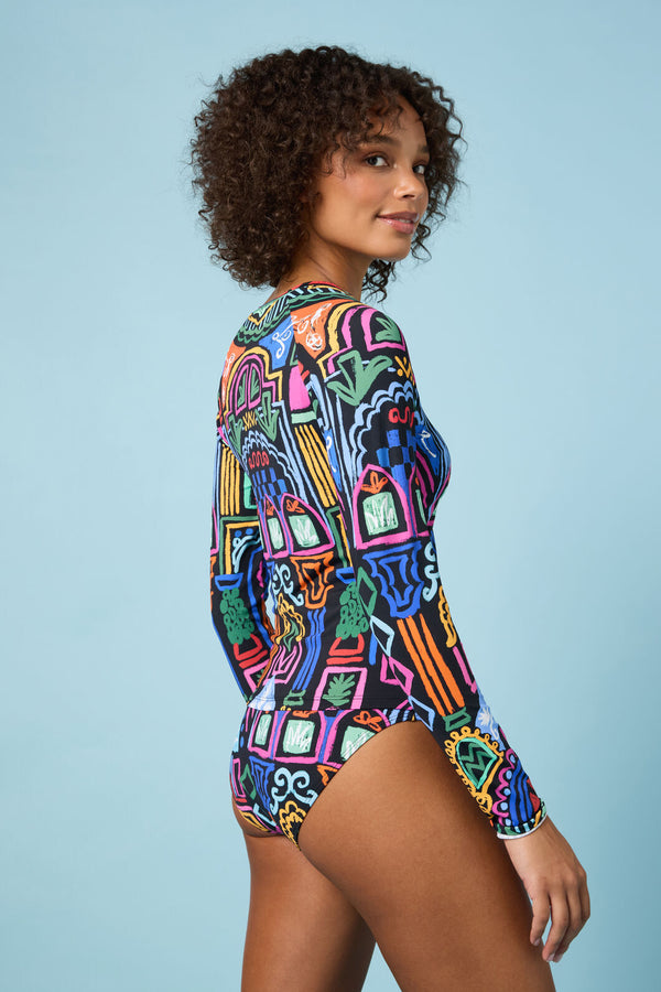 Gorman - Atrium Print Rashie - print