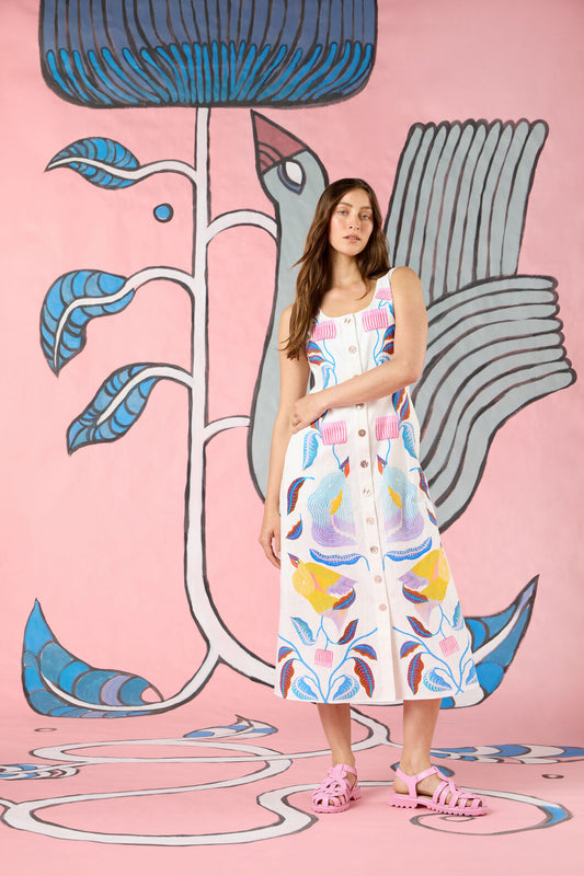 Gorman - Past Lover Print Midi Dress - print