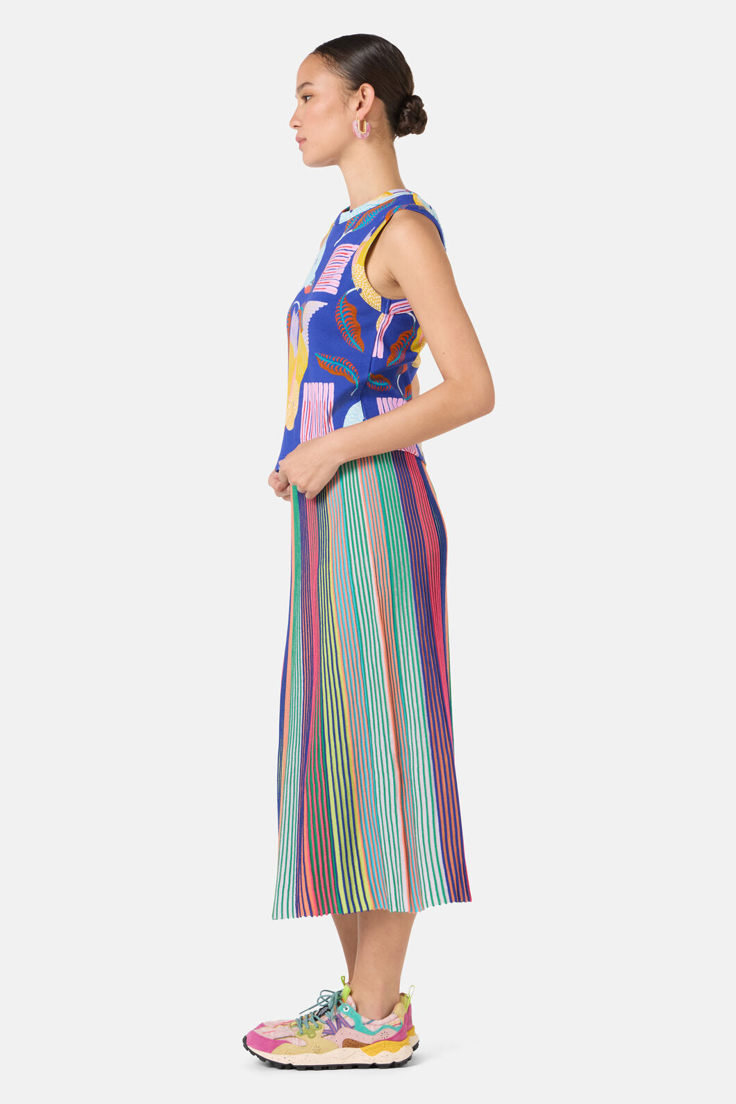 Gorman - Past Lover Print Rib Tank - print