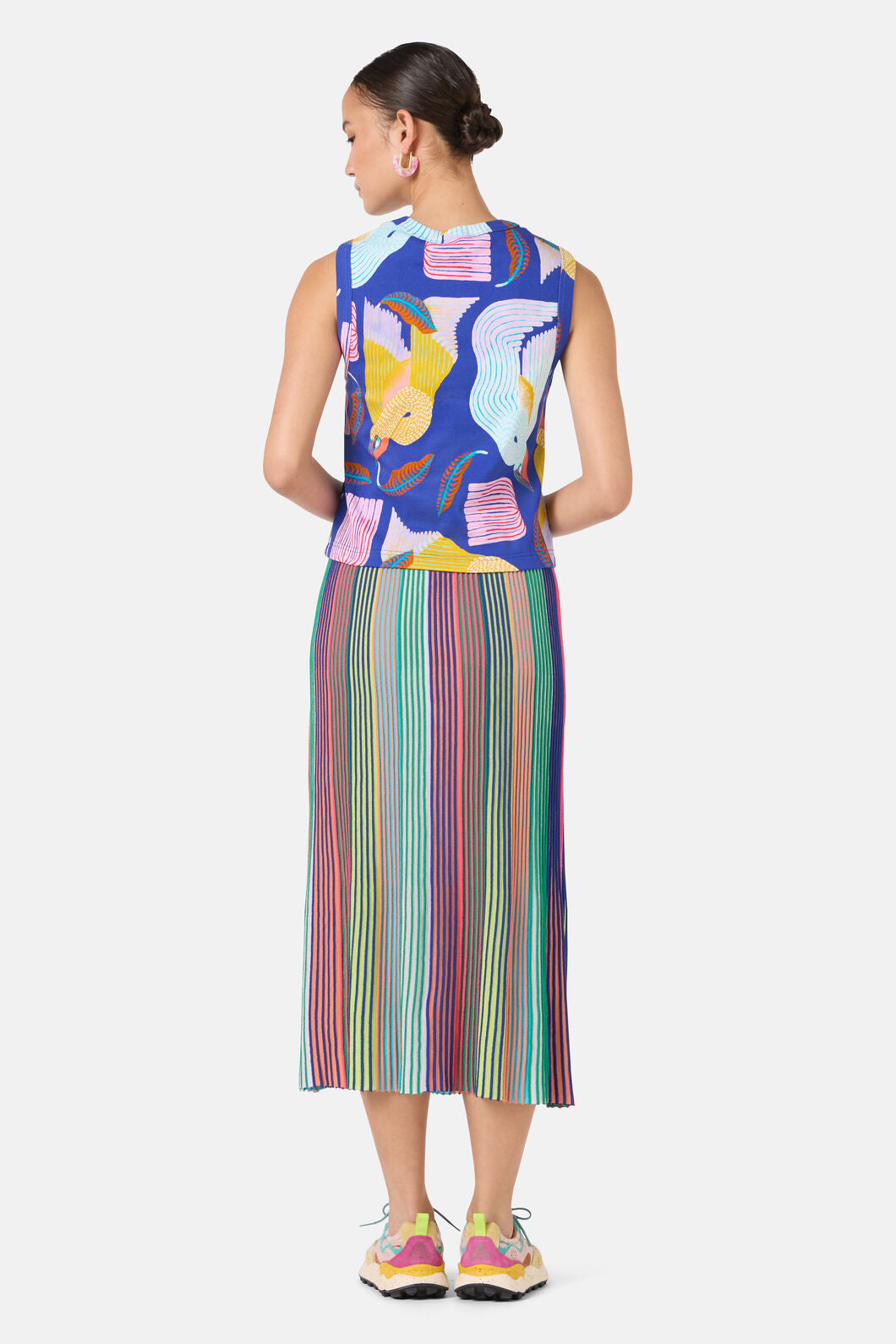 Gorman - Past Lover Print Rib Tank - print