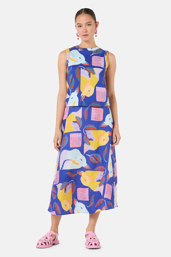 Gorman - Past Lover Print Rib Tank - print