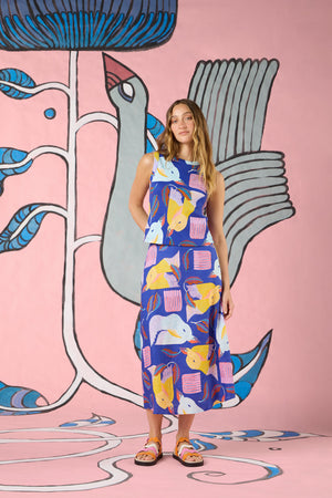 Gorman - Past Lover Linen Print Skirt - print