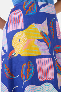 Gorman - Past Lover Linen Print Skirt - print