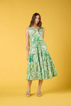 Gorman - Tree Fern Print Tiered Dress - print