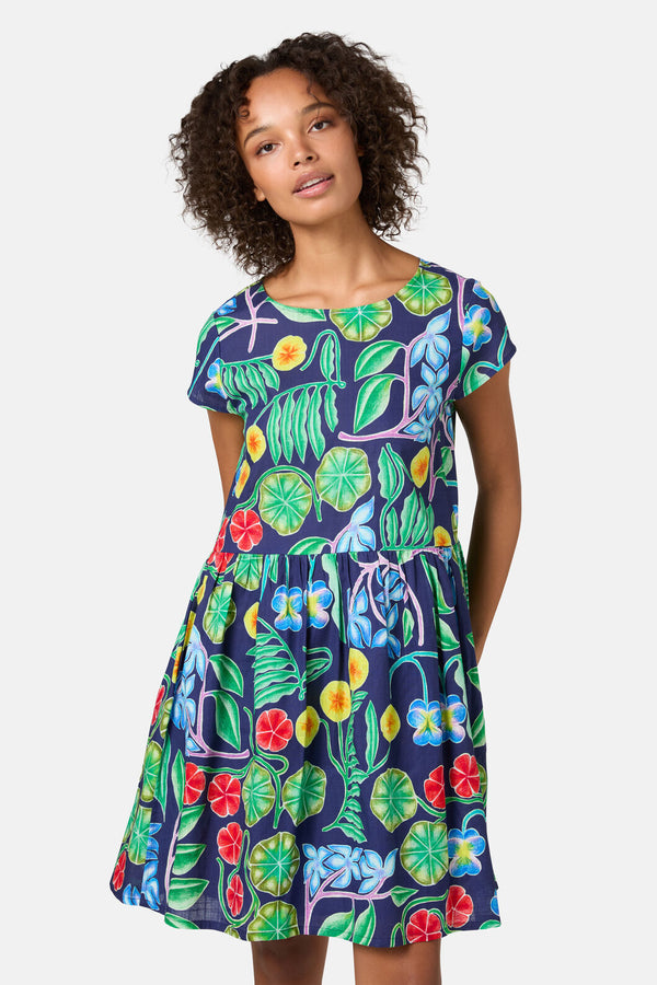 Botanica Print Beach Dress ID