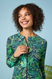 Gorman - Tree Fern Print Rashie - print