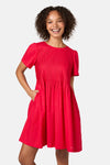 Gorman - Gabrielle Cotton Dress - red