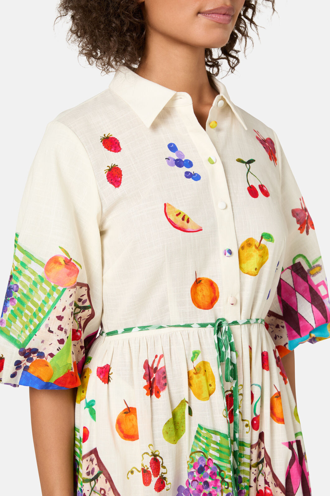 Fruit Party Print Shirt Dress – Gorman