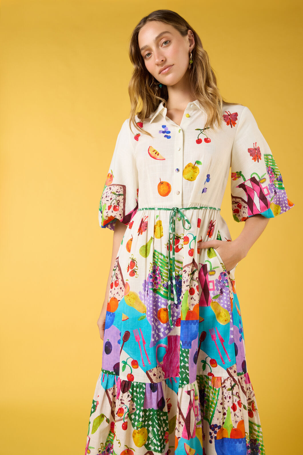 Gorman - Fruit Party Print Shirt Dress - print