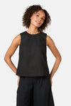 Gorman - Lucy Cotton Tie Tank - black