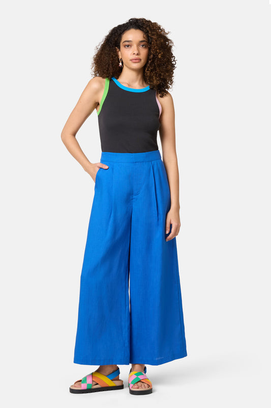 Gorman - Electric Wide Leg Pant - blue