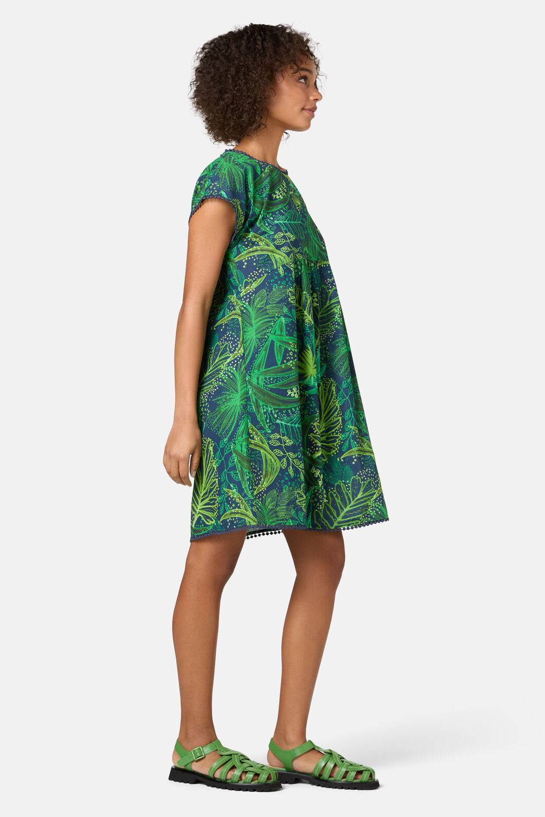 Gorman - Tree Fern Print Bungalow Dress - print