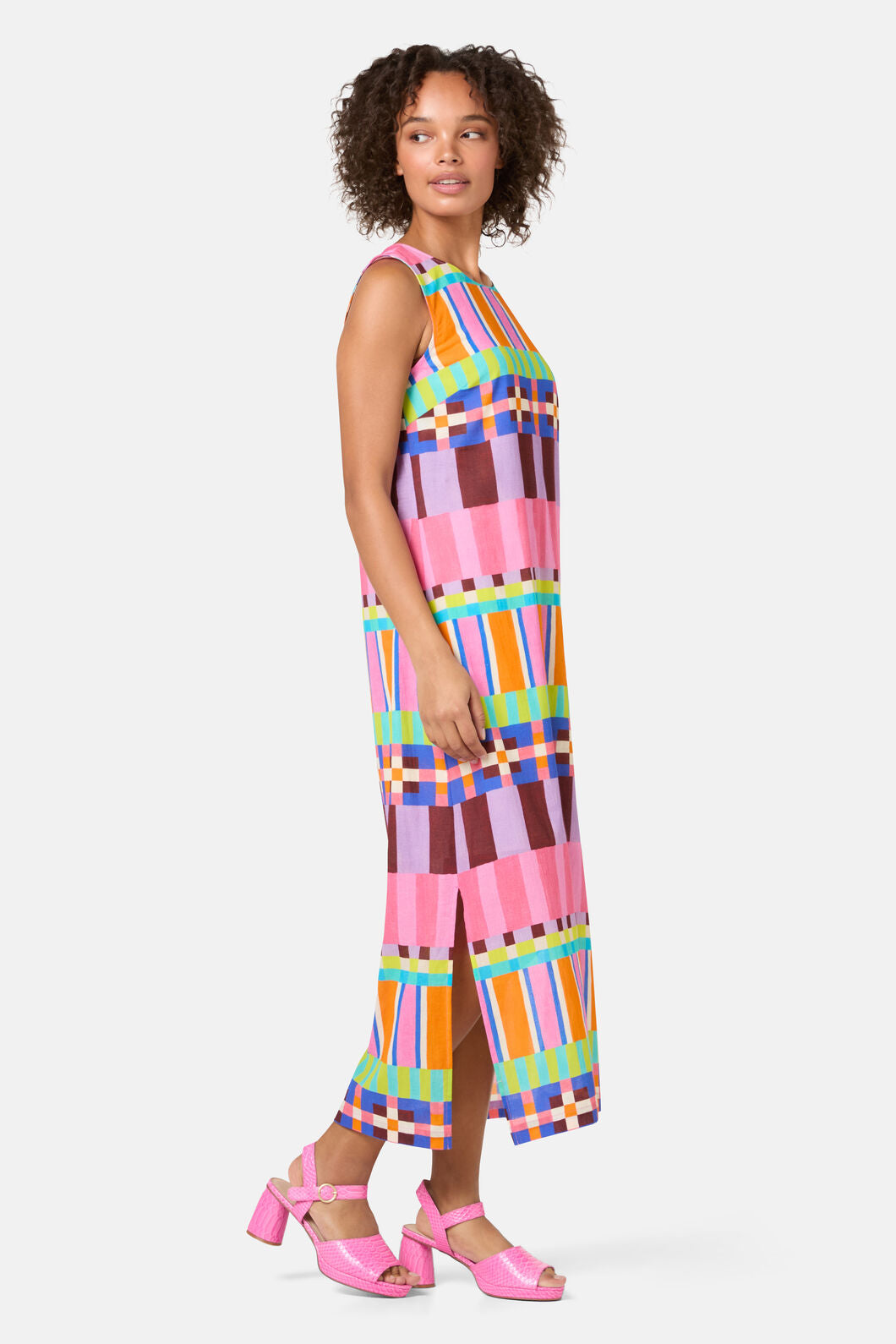 Gorman - Holiday Stripe Long Dress - print