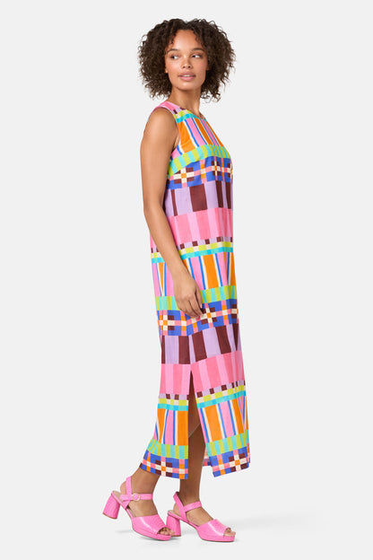 Gorman - Holiday Stripe Long Dress - print