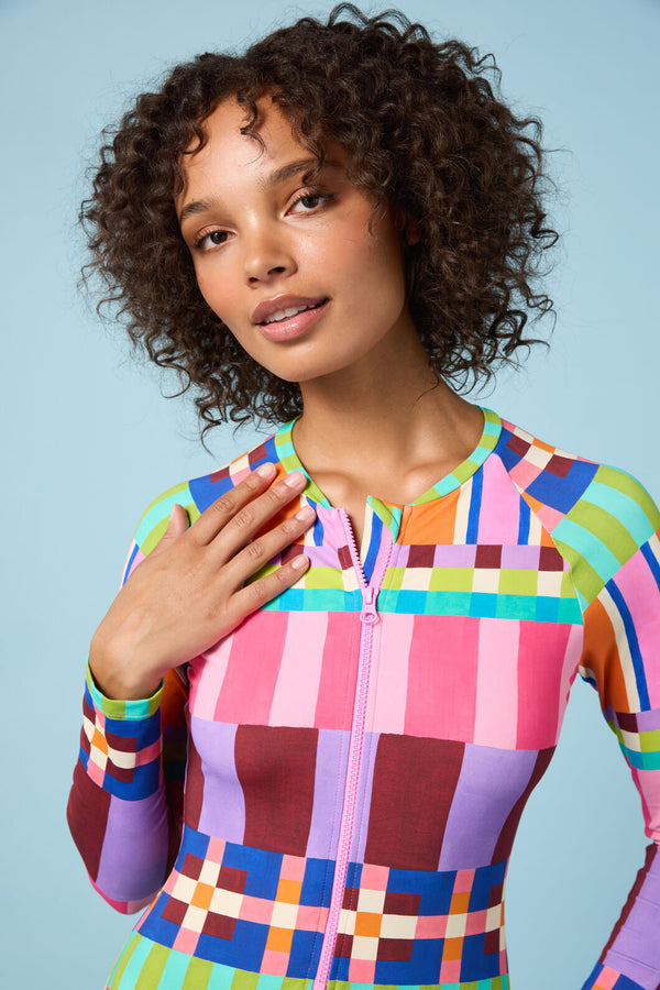 Gorman - Holiday Stripe Surfsuit - print