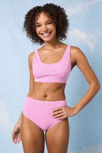 Gorman - Gingham Bikini Bottom - pink