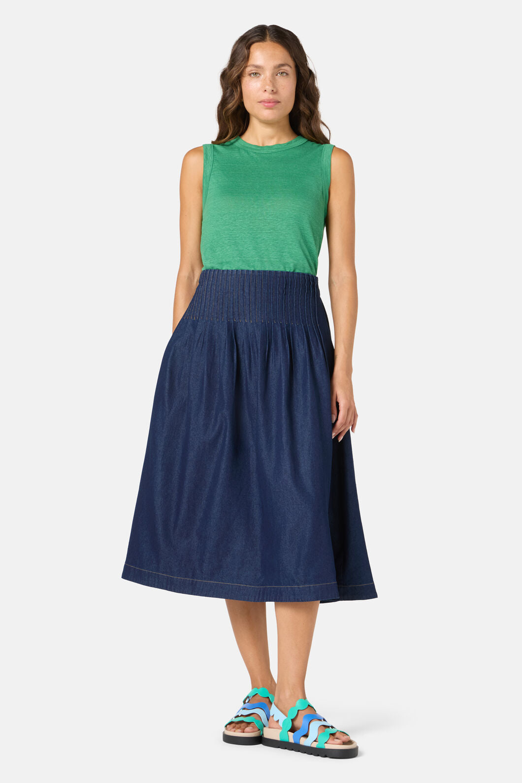 Gabrielle Chambray Skirt – Gorman