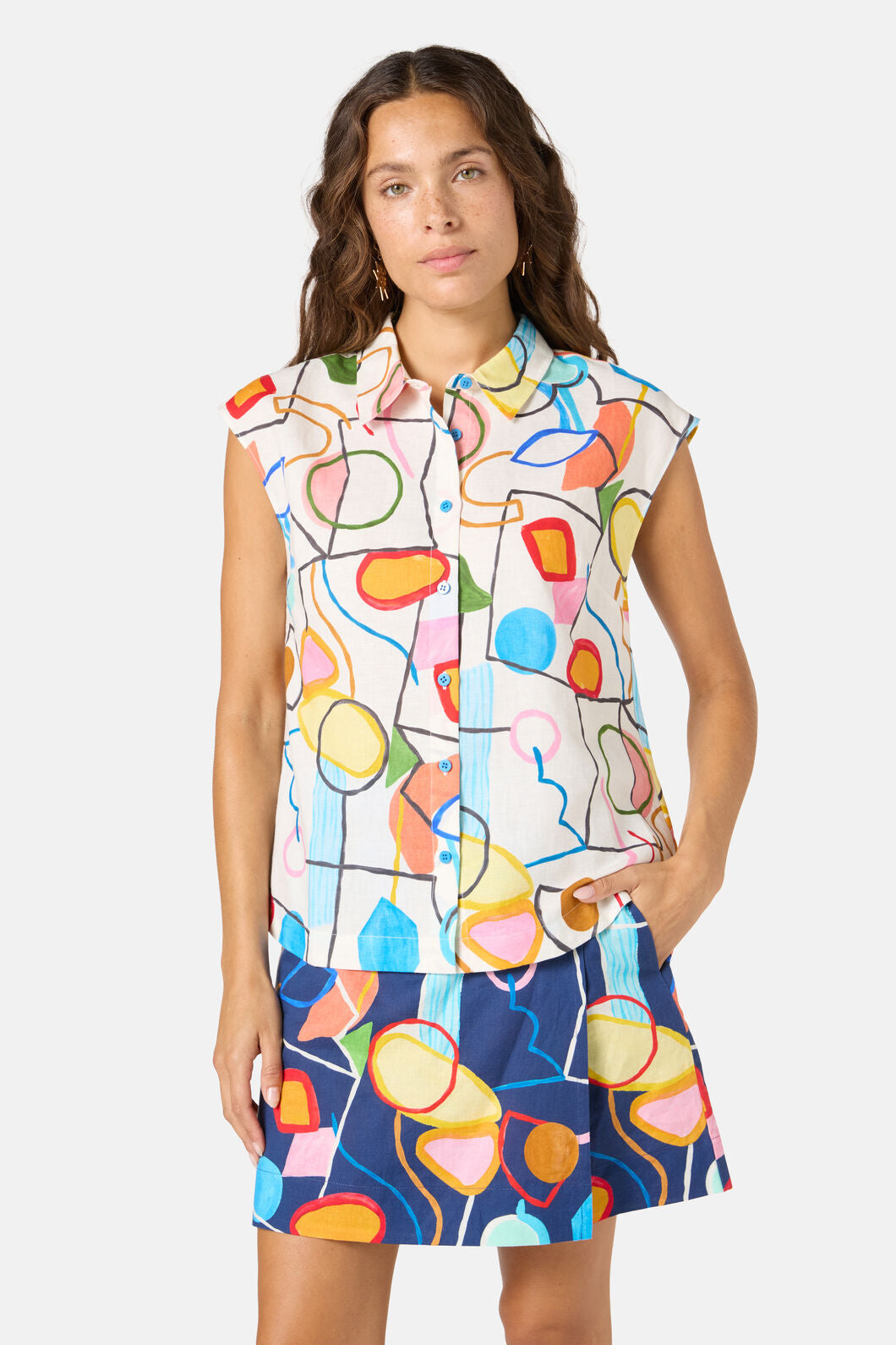 Gorman - Line And Dandy Print Shirt - print