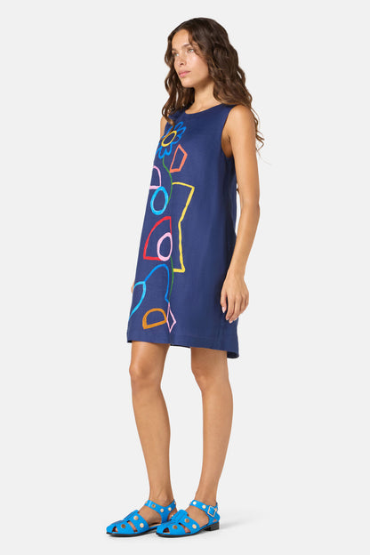 Gorman - Line And Dandy Shift Dress - print