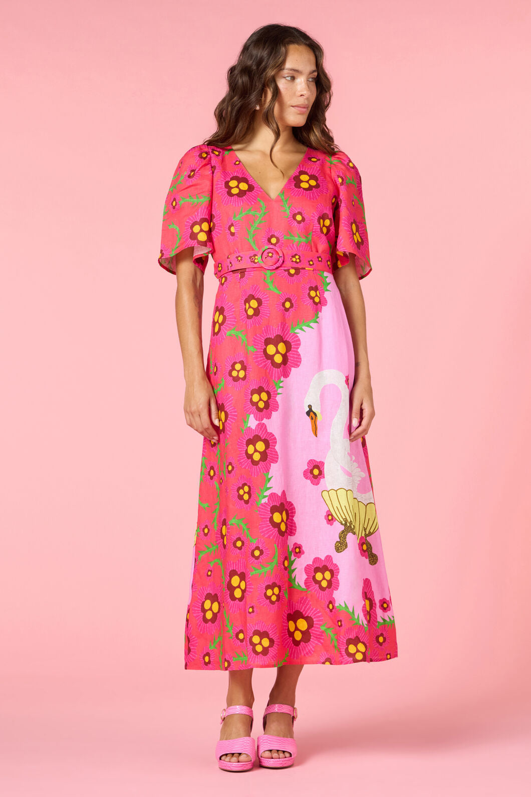 gorman maxi dress Eros Linen Summer – Eritrea Short puff sleeves with Boden Women's Multiway Jersey Style:long sleeves