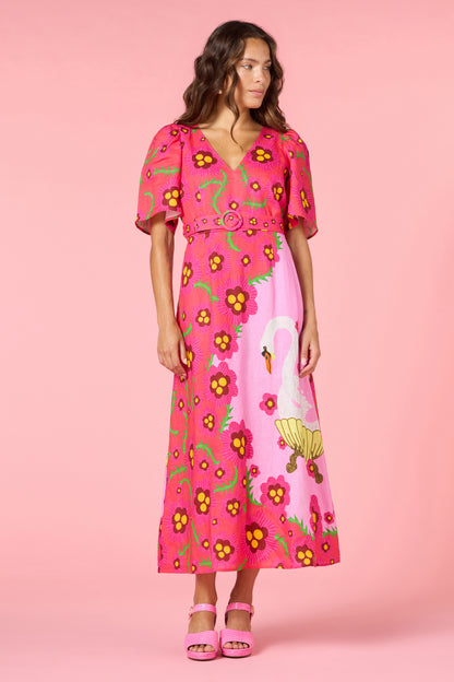 Eros Linen Summer Maxi Dress
