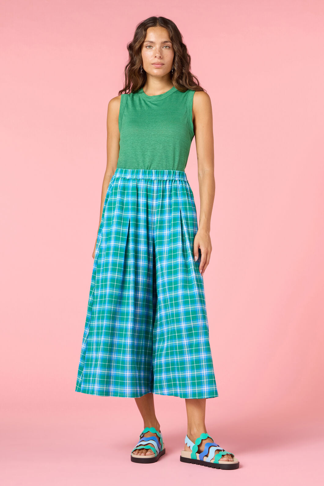 Gorman - Plaid Play Check Skort - check