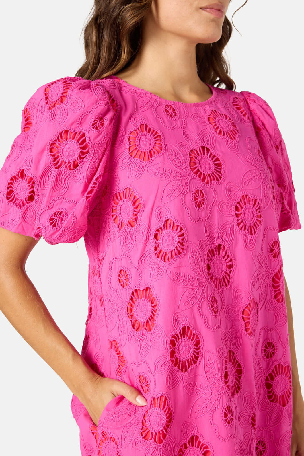 Gorman - Peek A Bloom Shift Dress - pink