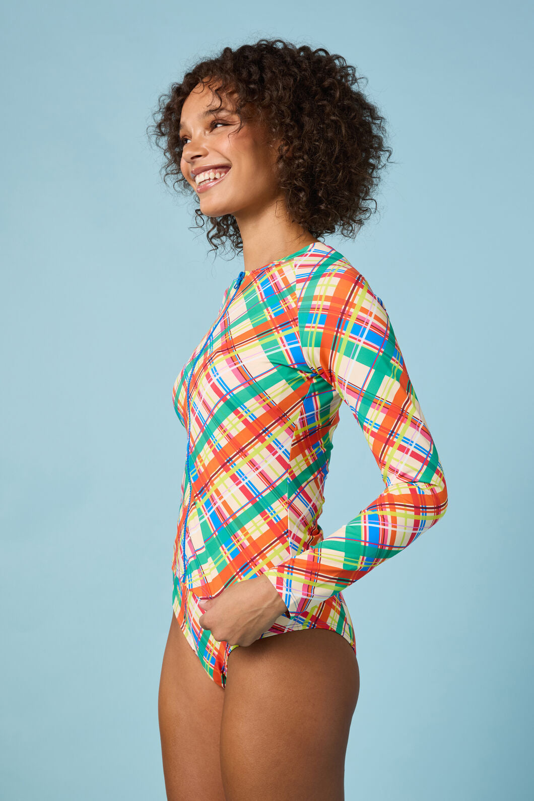 Gorman - Geo Pop Check Rashie - print