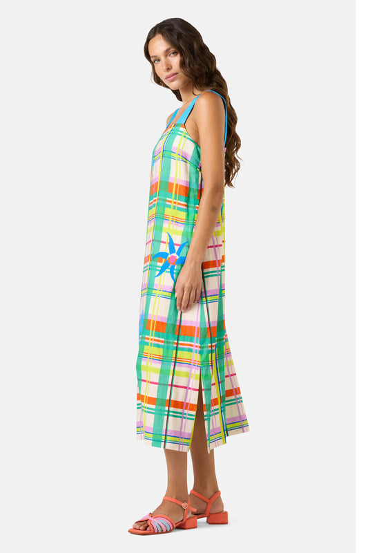 Gorman - Stencil Garden Linen Dress - print