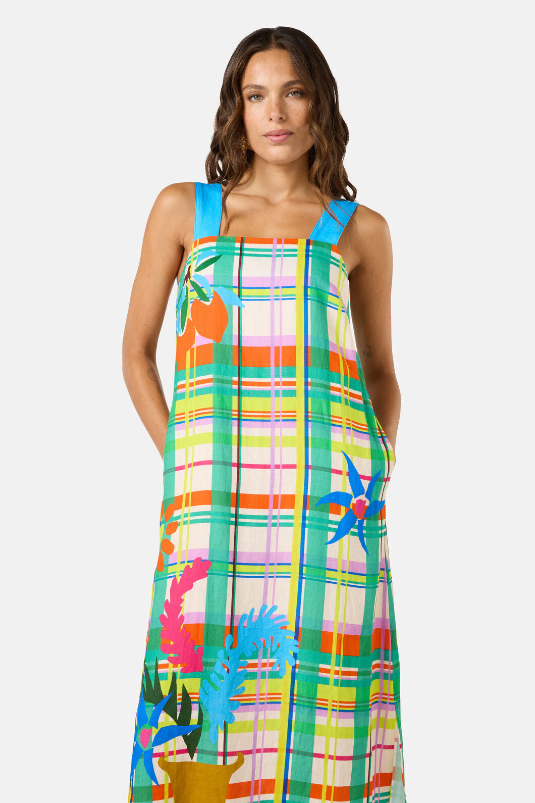Gorman - Stencil Garden Linen Dress - print