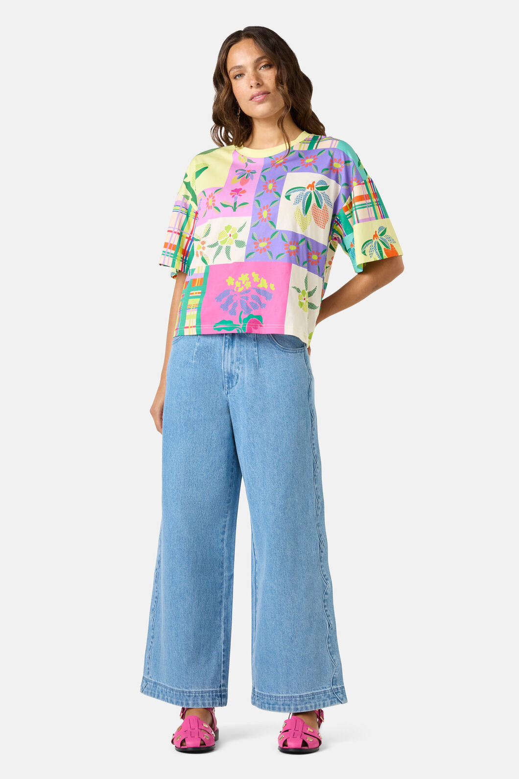 Gorman - Stencil Garden Relaxed Tee - print