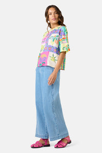 Gorman - Stencil Garden Relaxed Tee - print