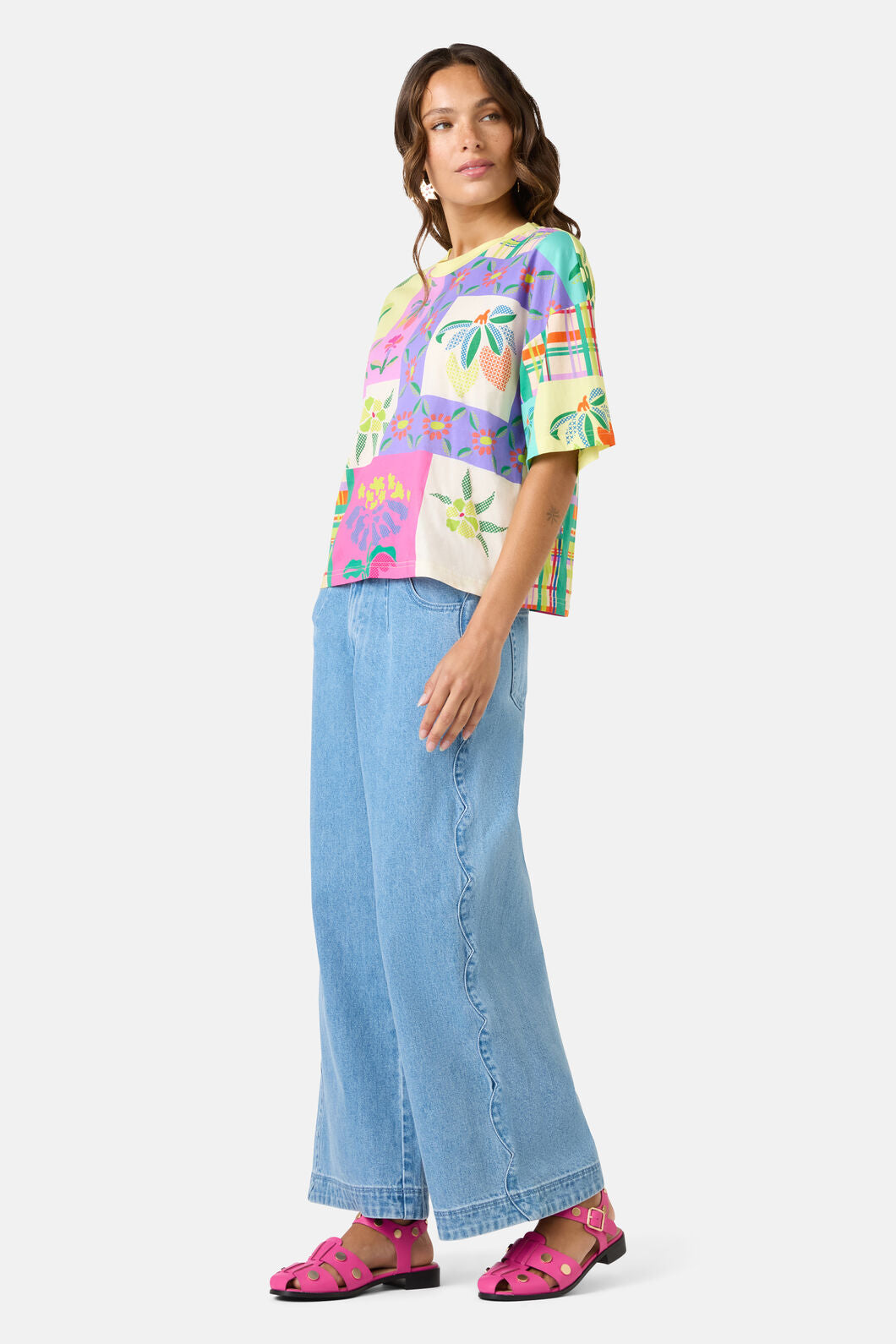 Gorman - Stencil Garden Relaxed Tee - print