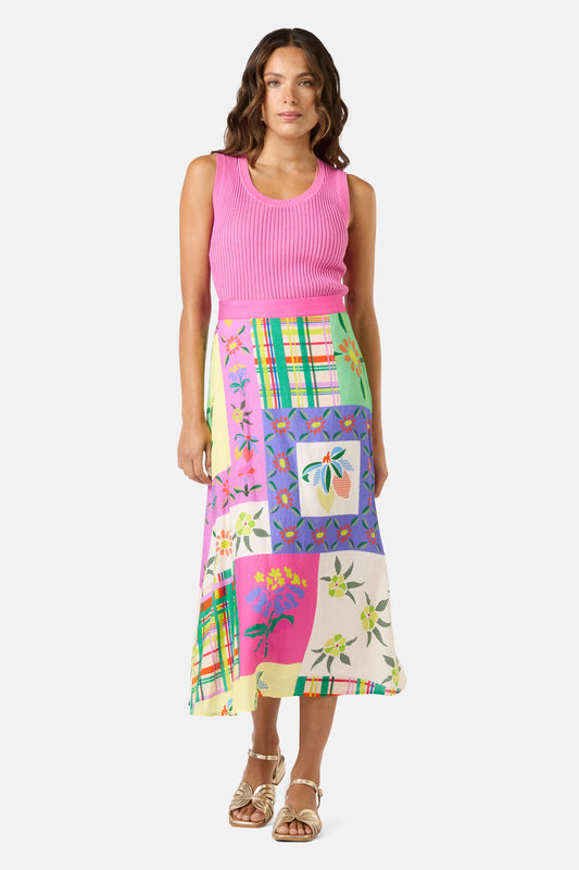 Gorman - Stencil Garden Print Skirt - print