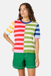 Gorman - Stripe Pop Knit Top - multi